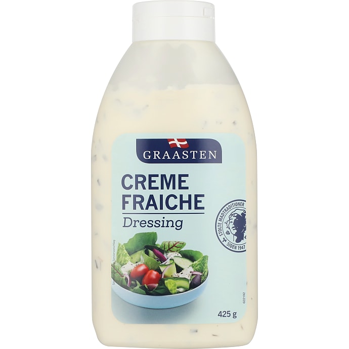 Creme fraiche dressing m. purløg