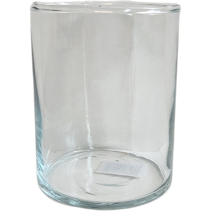 Cylinderformet Glasvase Klar 8x10 cm