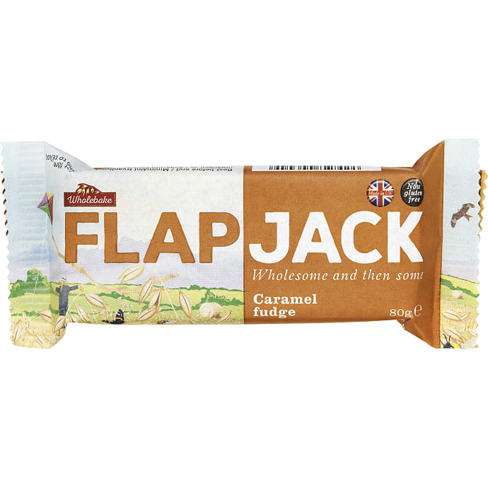 Wholebake Havremüslibar karamelfudge glutenfri