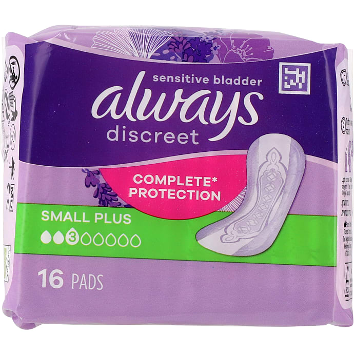 Always Inkontinensbind Small Plus 16 stk