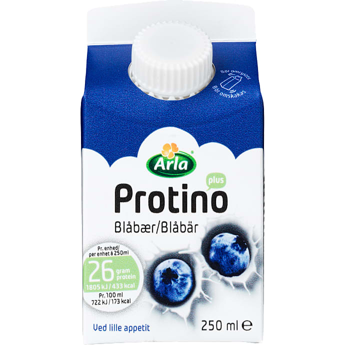 Drikkeyoghurt m. blåbær 9.4 % fedt