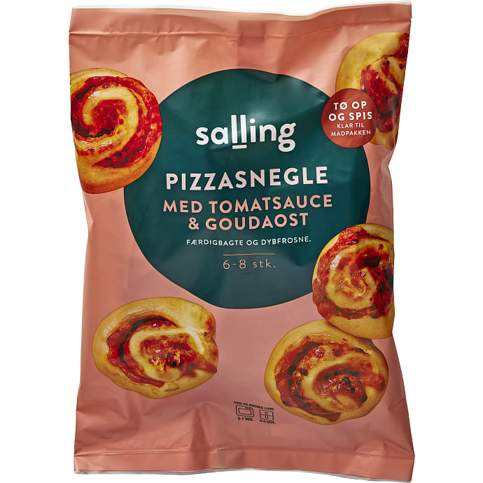 Salling Pizzasnegle med Tomatsauce og Goudaost 350 g
