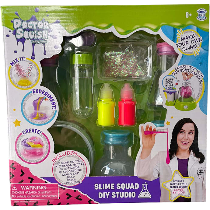 Doctor Squish Slime Squad DIY Studio legesæt