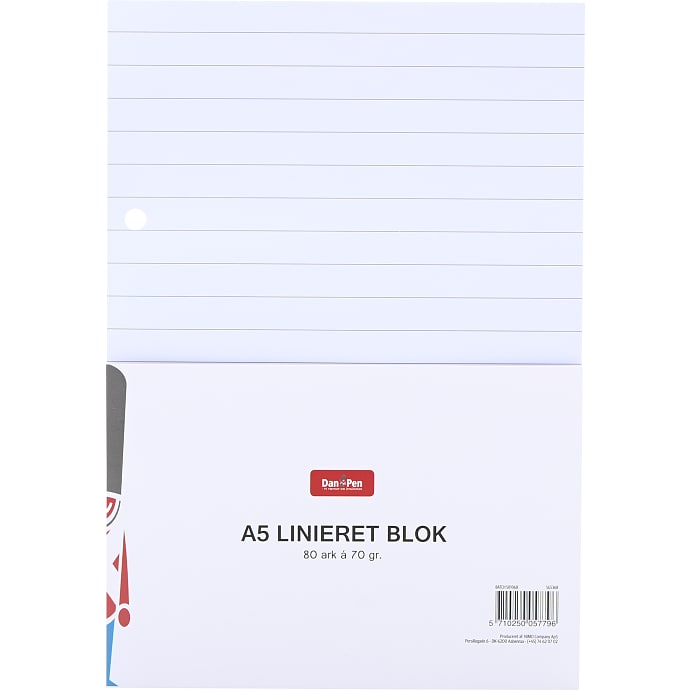 Danpen Skriveblok A5