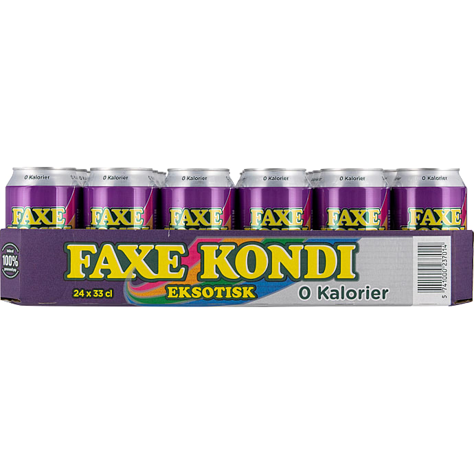 Faxe Kondi Eksotisk 0 kalorier