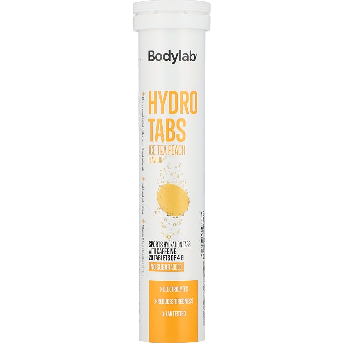 Bodylab Elektrolytter Ferskensmag Sukkerfri 20 stk