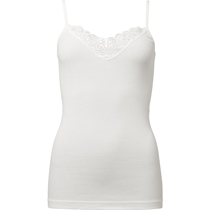 VRS dame undertrøje smal strop str. 4XL - hvid