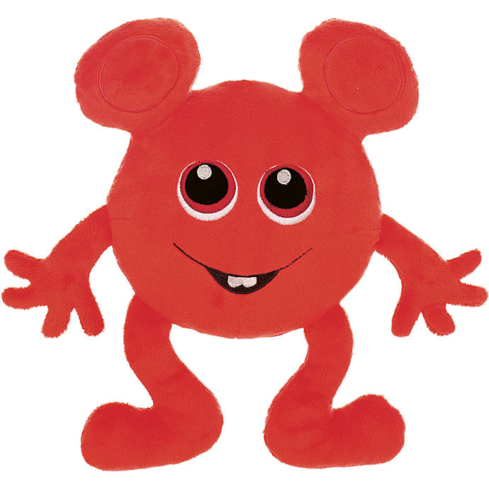 Babblarna Bobbo tøjdyr - rød