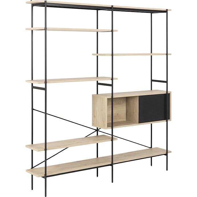 AC Design Furniture Angus Reol Hvidvasket Egetræslook