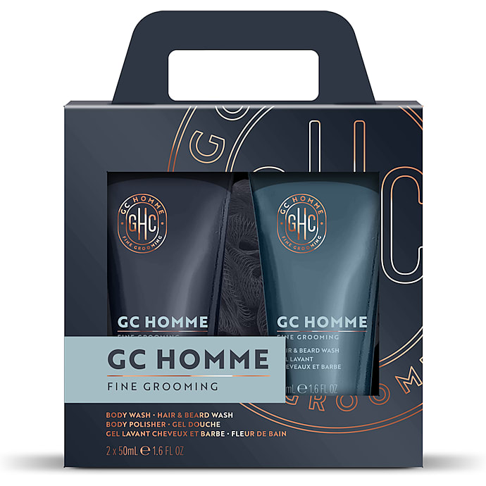 Gaveæske Relax & Refresh m. krops-, hår- og skægpleje