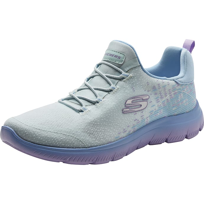 Skechers Dame Sneakers str. 42 Lyseblå 1 stk