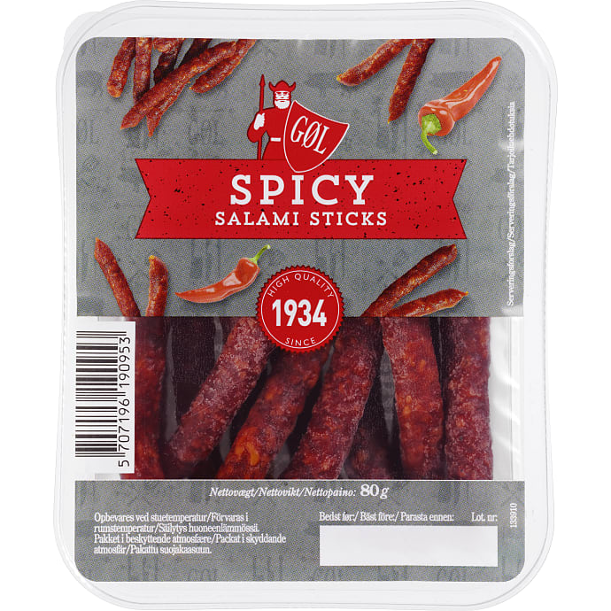Snacksalami stærk