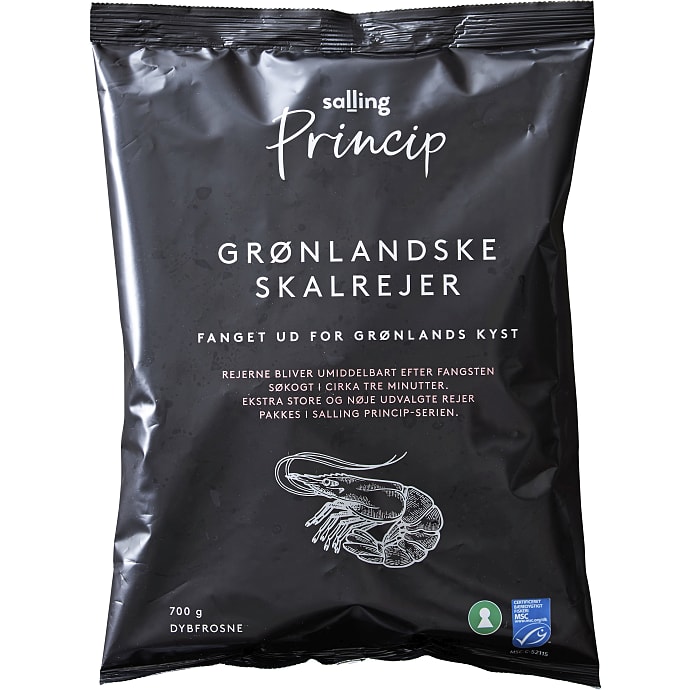Grønlandske skalrejer – produktbillede