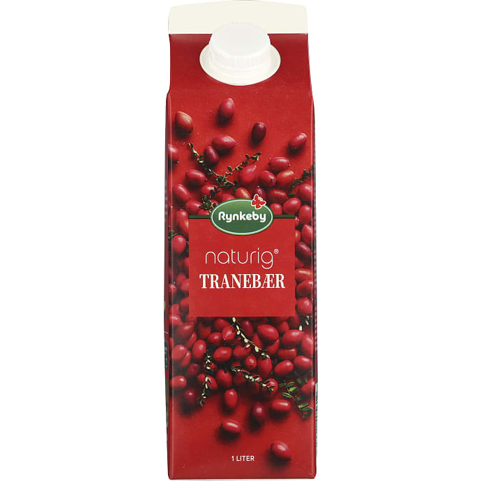 Frugtdrik m. tranebær