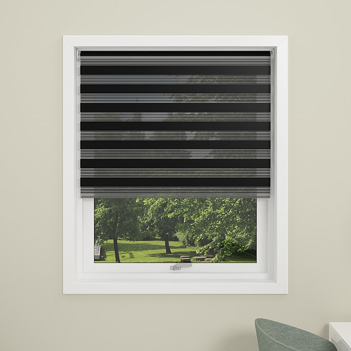 DEBEL Cosmos Duo rullegardin 60 x 150 cm - sort