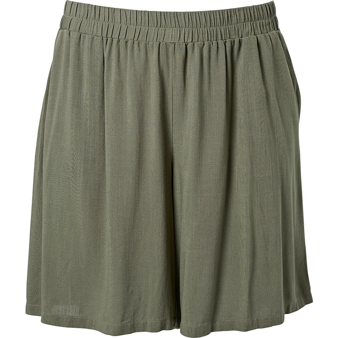 VRS Jackie Dame Viskose Shorts Oliven