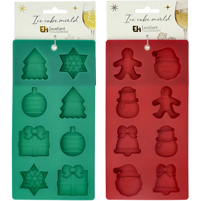 Isterningeform jul - flere varianter - assorteret