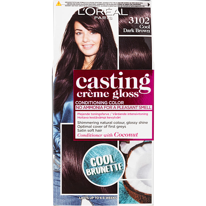 Gloss Complex toningsfarve 3102 Cool Dark Brown m. glykolsyre u. ammoniak
