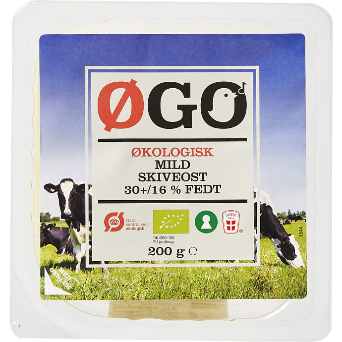 ØGO Danbo Ost i skiver 30+ øko 200 g