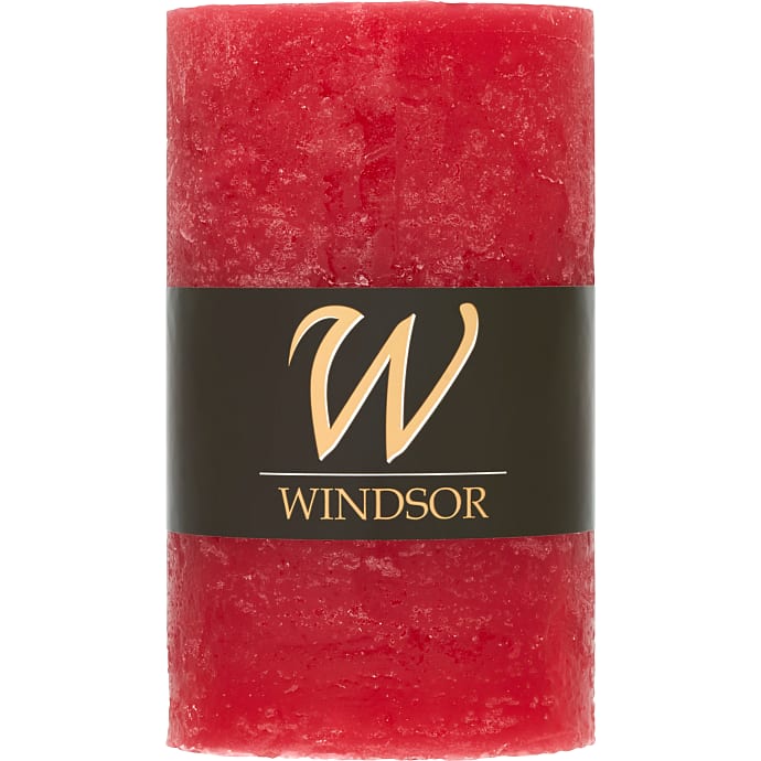 Windsor bloklys 7x12 cm - Rød