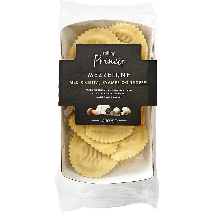 Salling Princip Mezzelune Ricotta Svampe Trøffel