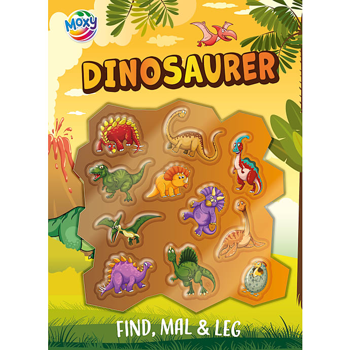 Legind Find Mal og Leg Dinosaurer