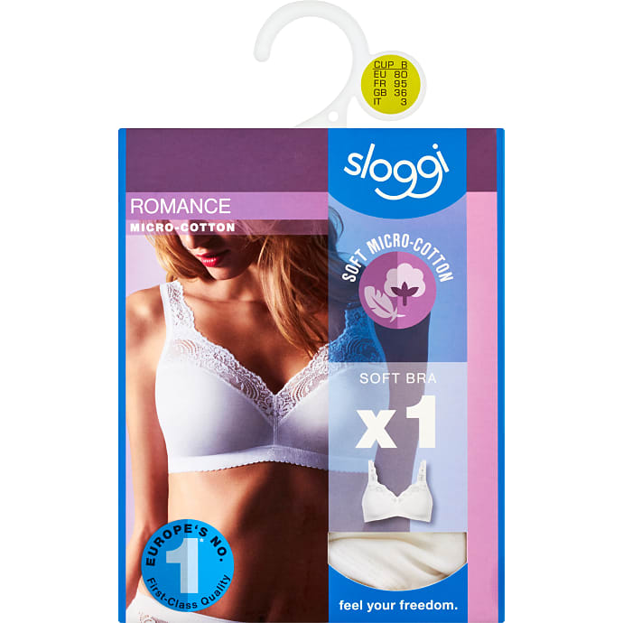 Sloggi Dame BH Romance B80 Hvid