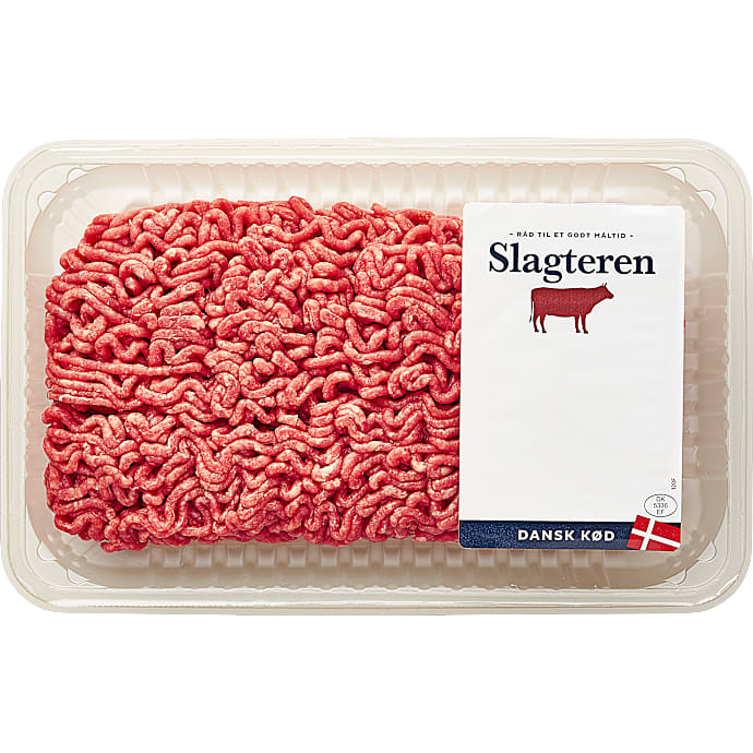 Slagteren Hakket oksekød 14-18% fedt