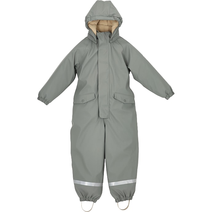 VRS børne PU flyverdragt  str. 140 - grøn – produktbillede