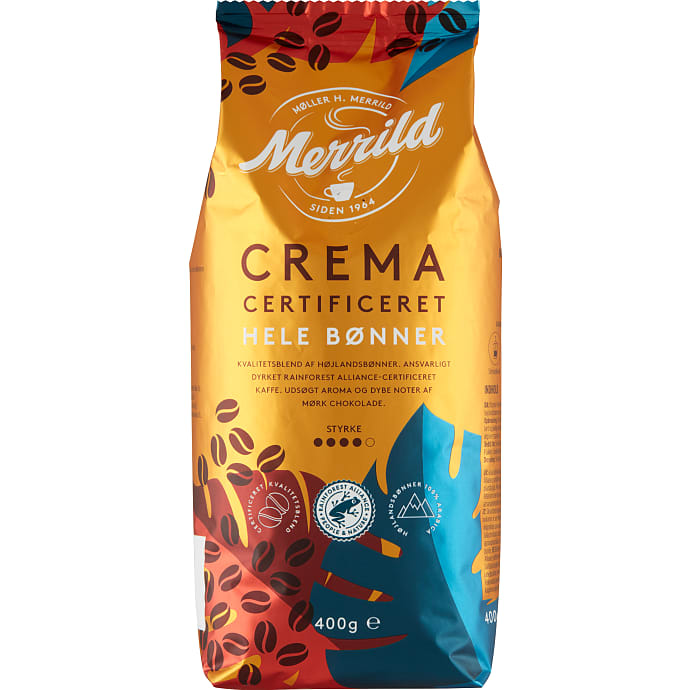 Merrild Crema Hele Bønner 400 g