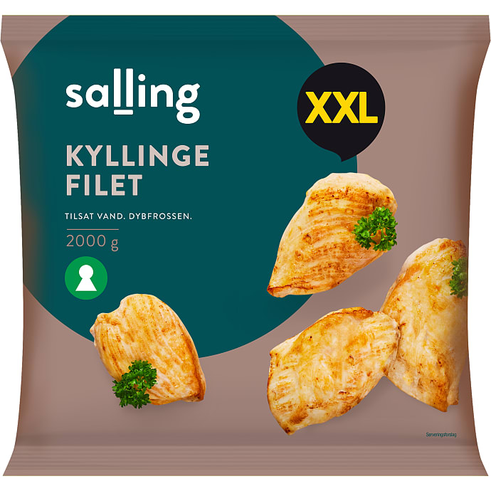Kyllingefilet tilsat 7% vand