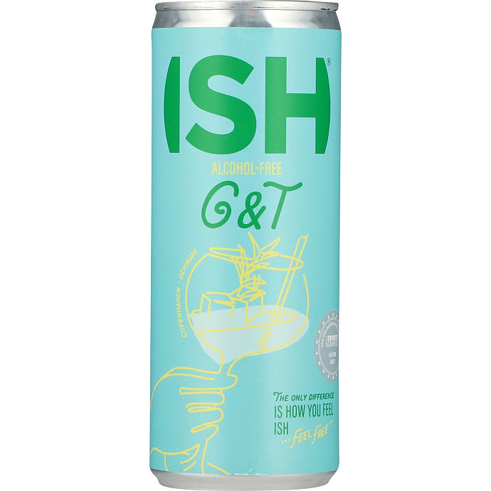 ISH Cocktail Gin & Tonic Alkoholfri 250 ml