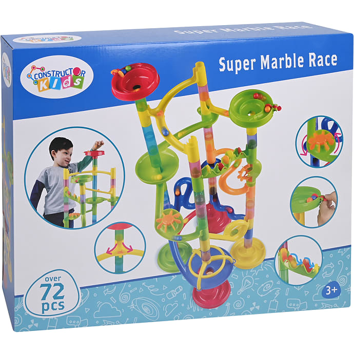 Constructor kids super marble race