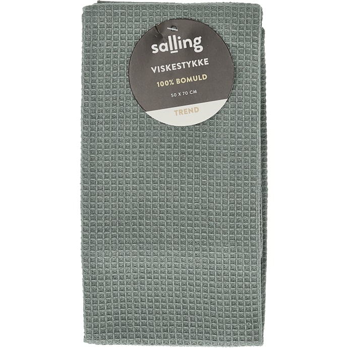 Salling Trend viskestykker - vaffel grøn