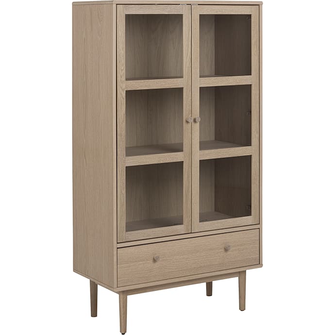 AC Design Furniture Aston Vitrineskab - Olieret Egefiner