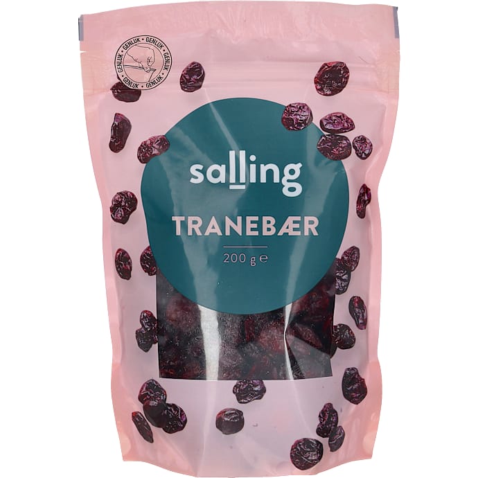 Tørrede tranebær