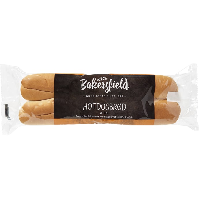 Bakersfield Hotdogbrød 360 g