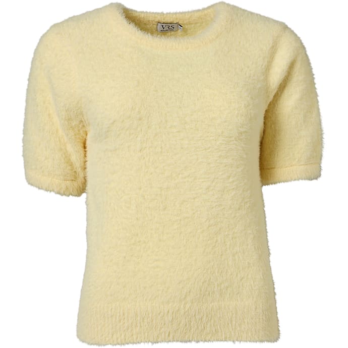 VRS Dame Striktrøje L Gul 1 stk