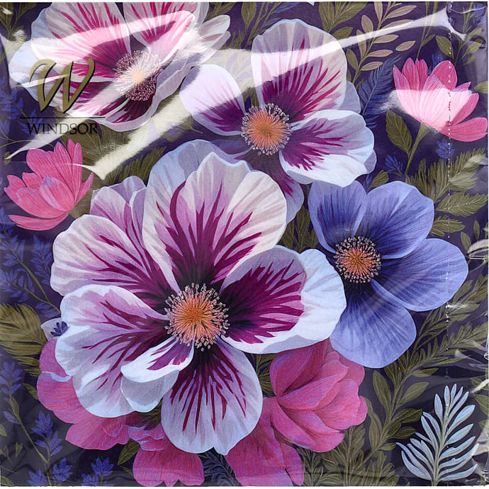 Windsor Sommerservietter 33x33 valmuer