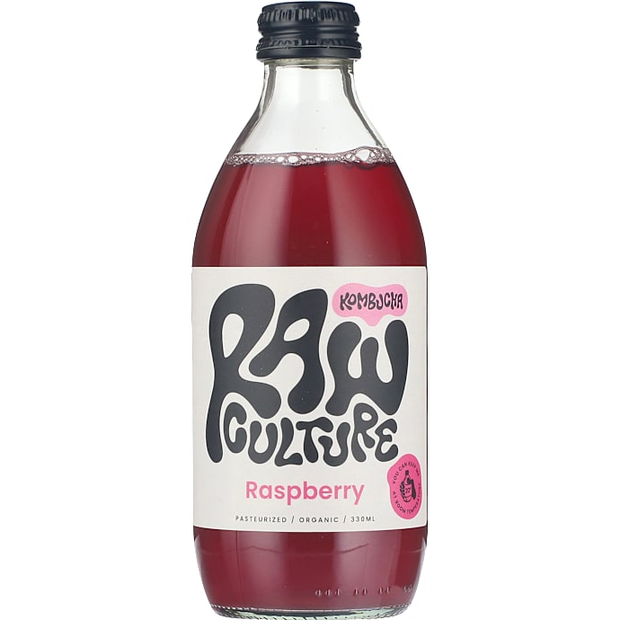 Raw Culture Kombucha Hindbær Øko