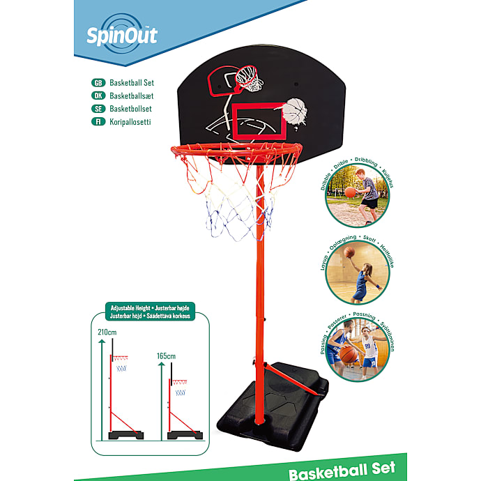 SpinOut Basketballsæt