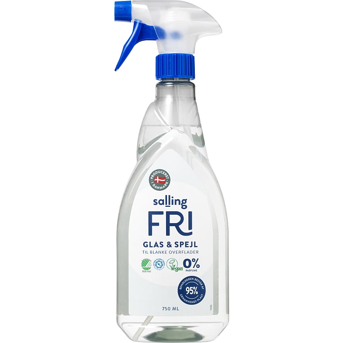 Glas- og spejlrengøring u. parfume