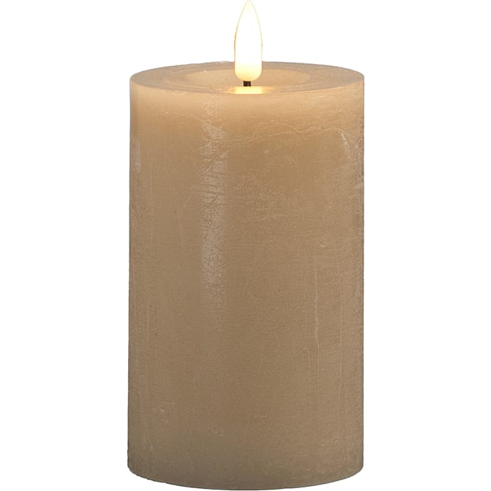 Windsor LED bloklys 7,5x12,5 cm sand