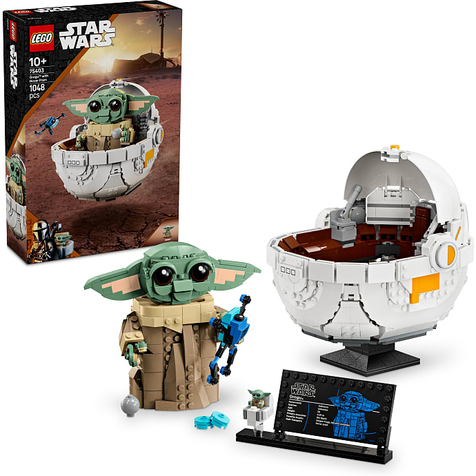 LEGO Star Wars The Mandalorian Grogu med svævevogn 75403
