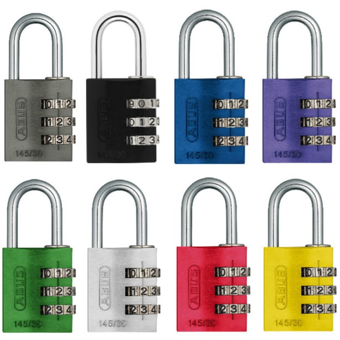 ABUS kodelås 145/20 2-pak - assorterede farver