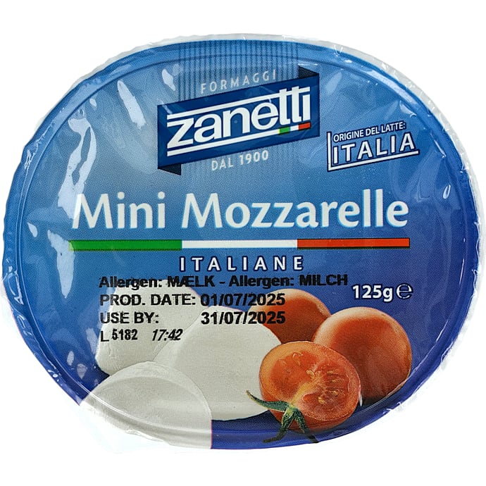 Mozzarella mini 16% fedt