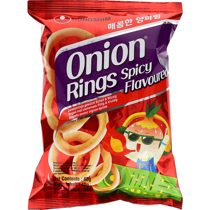 Nongshim Snacks med løg og chili