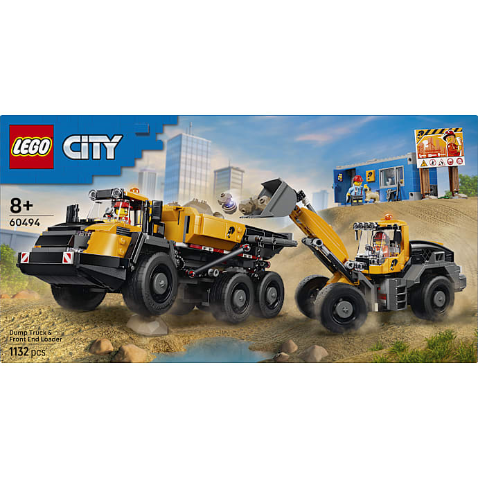 LEGO City Frontlæsser og lastbil med tippelad 60494
