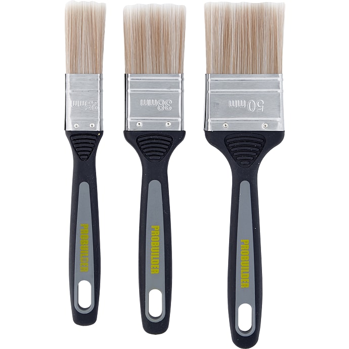 Probuilder penselsæt softgrip 3 stk.