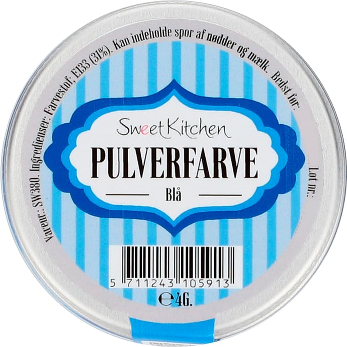 Pulverfarve blå